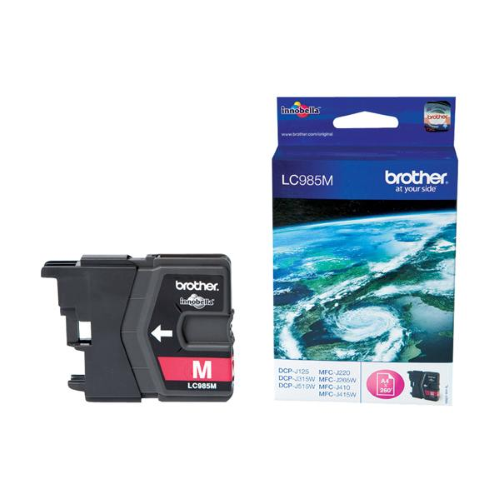 BROTHER LC-985M CARTUCCIA MAGENTA PER MFC-J220/J265W/J410/DCP-J515W 260PG